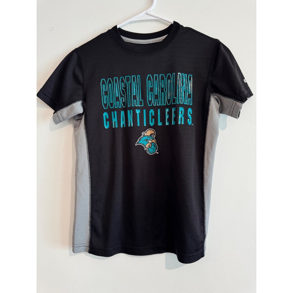 Colosseum Coastal Carolina Chanticleers Boys Small 8-10 Black Graphic Tee